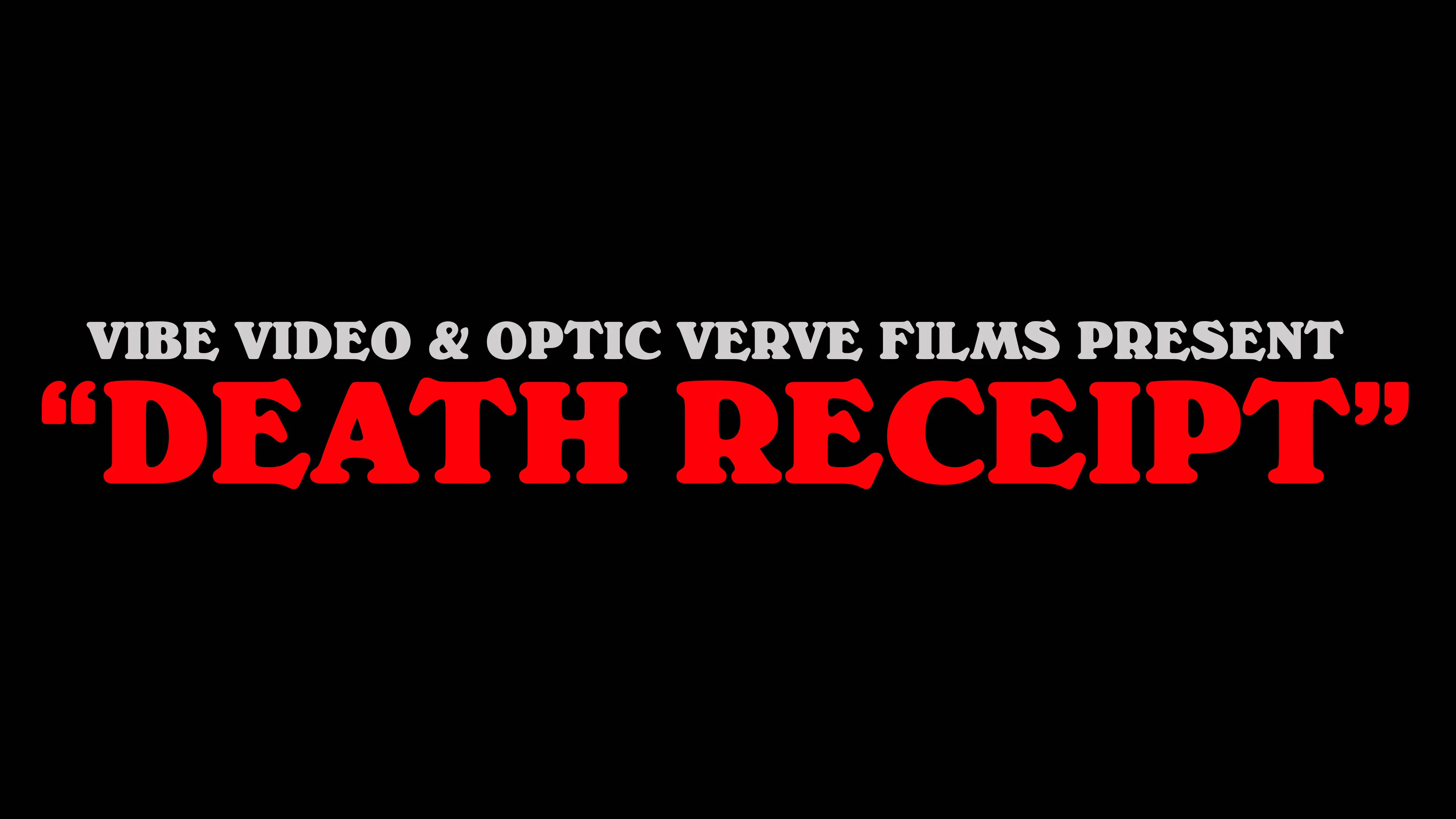 Death Receipt's poster