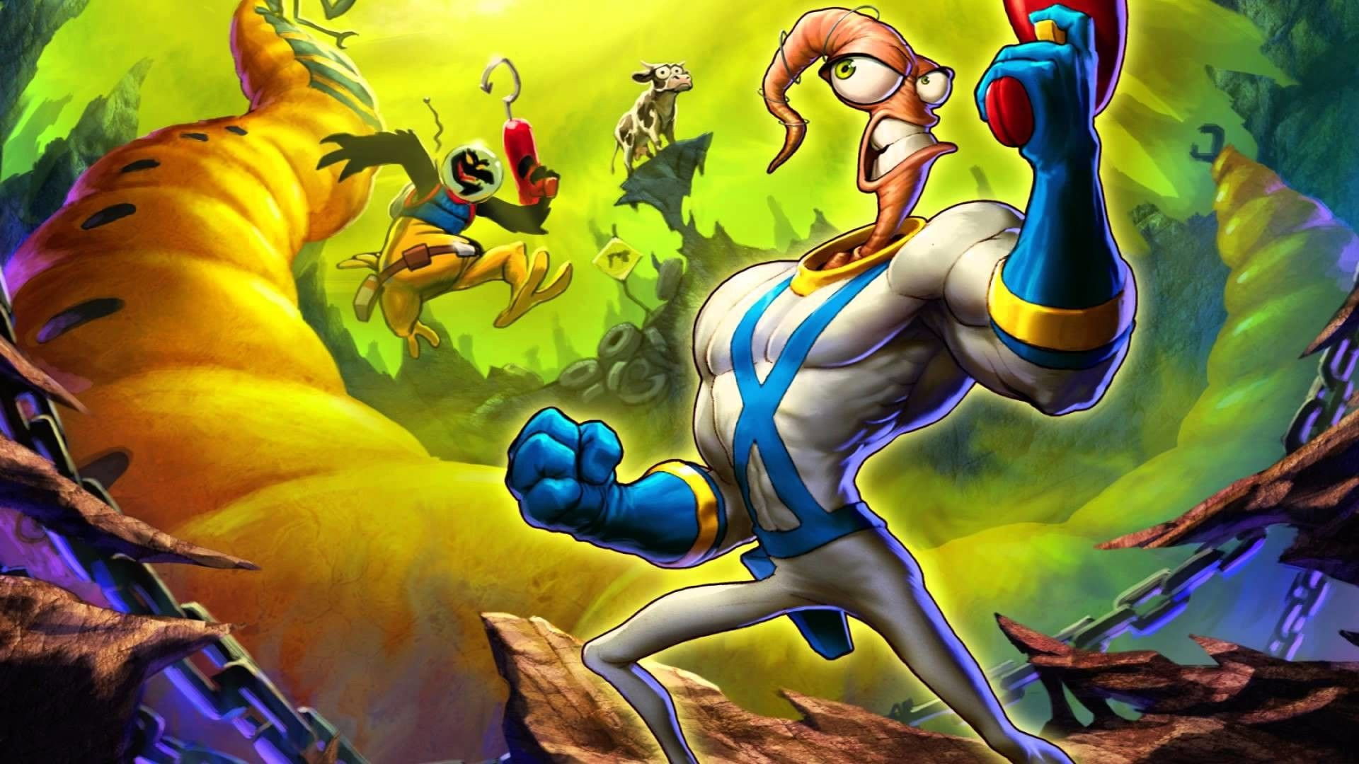 Earthworm Jim's poster