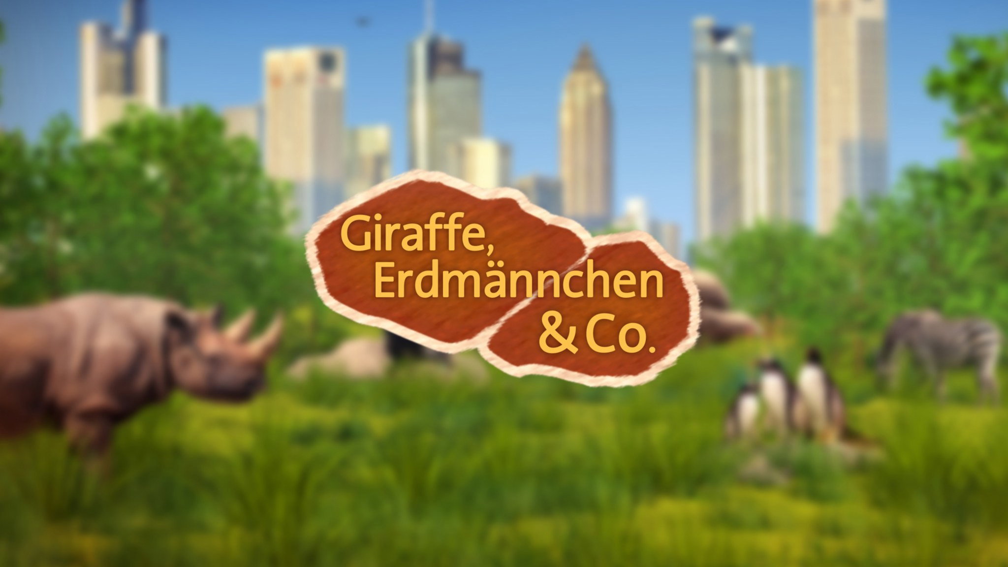 Giraffe, Erdmännchen & Co.'s poster