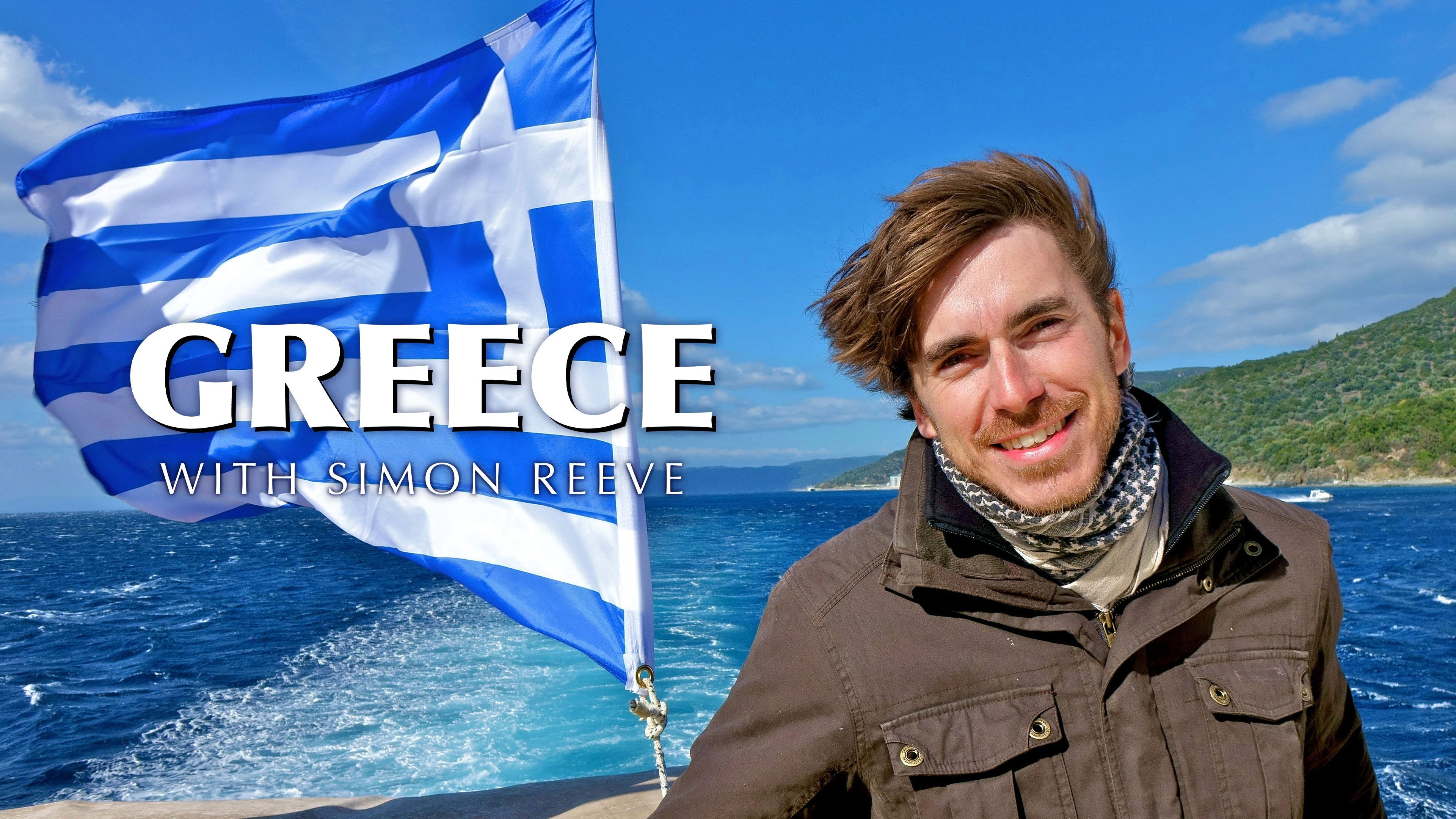 Greece with Simon Reeve's poster