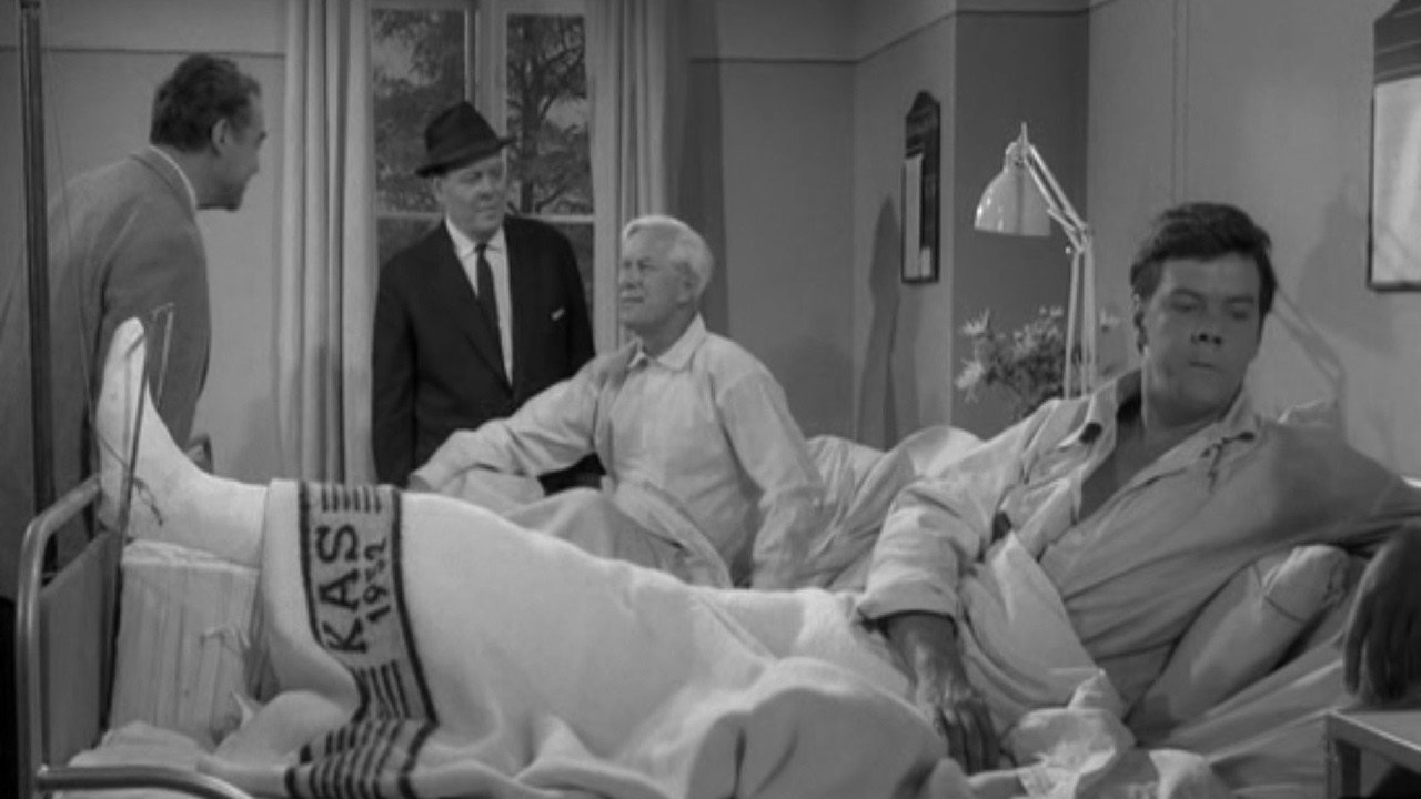Five men and Rosa's poster