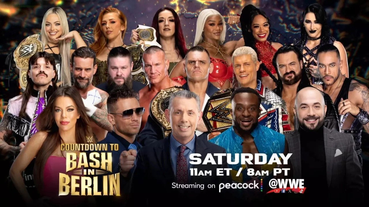 Countdown to WWE Bash in Berlin's poster
