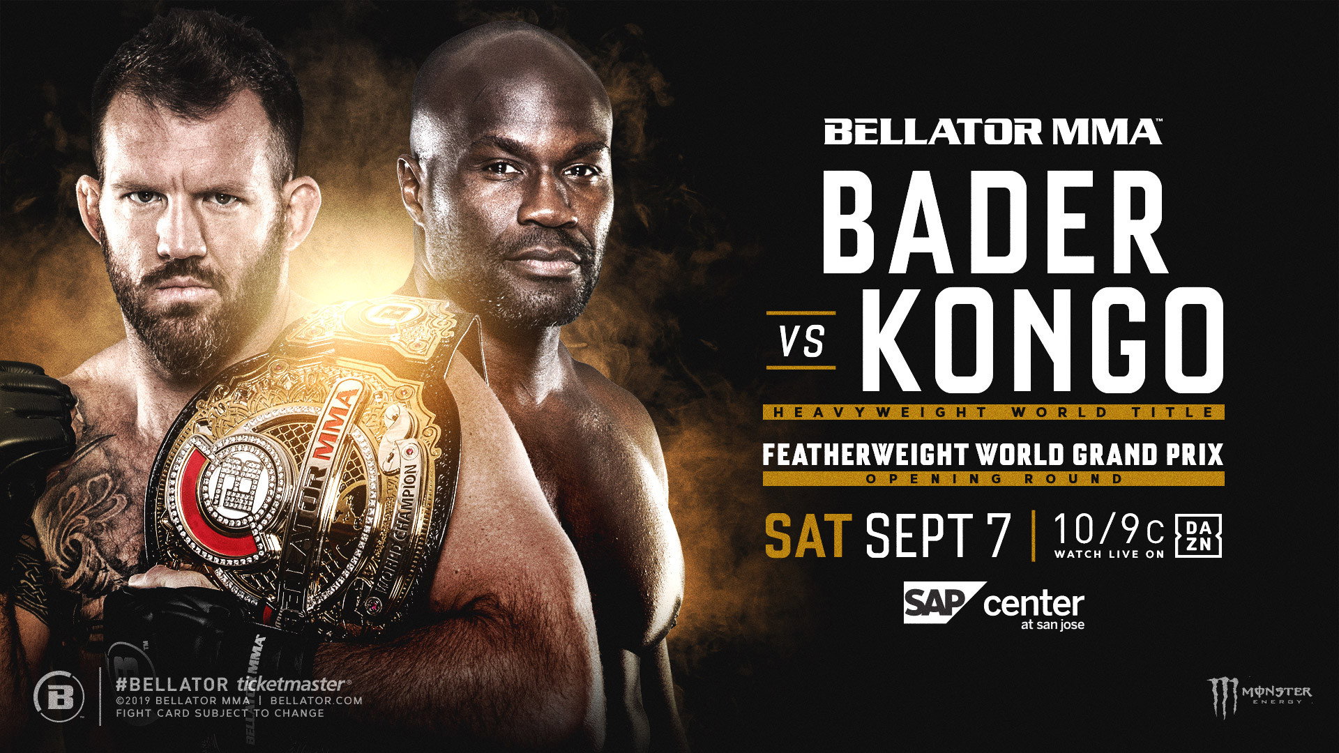 Bellator 226: Bader vs. Kongo's poster