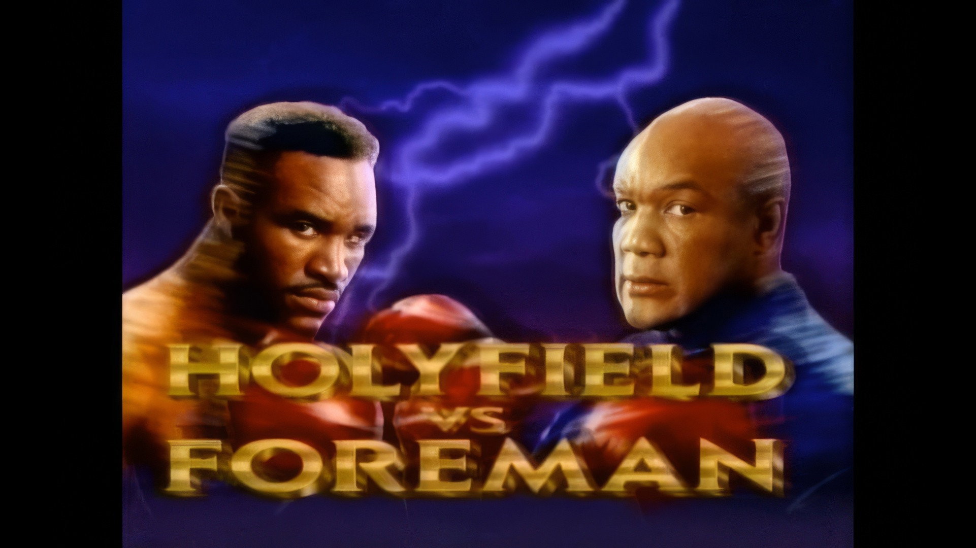 Evander Holyfield vs. George Foreman's poster