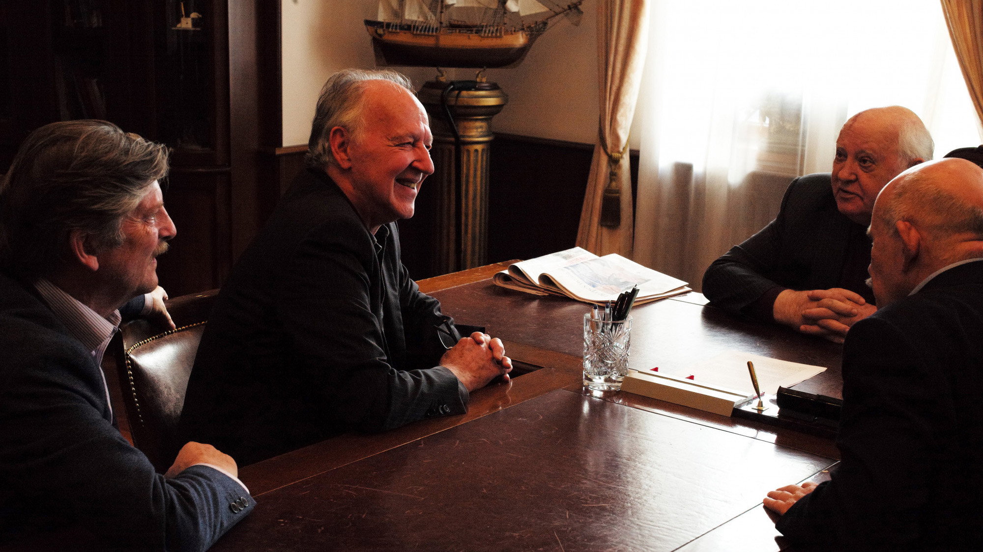 Meeting Gorbachev's poster