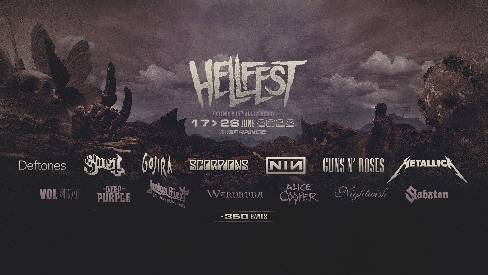 Opeth - Au Hellfest 2022's poster