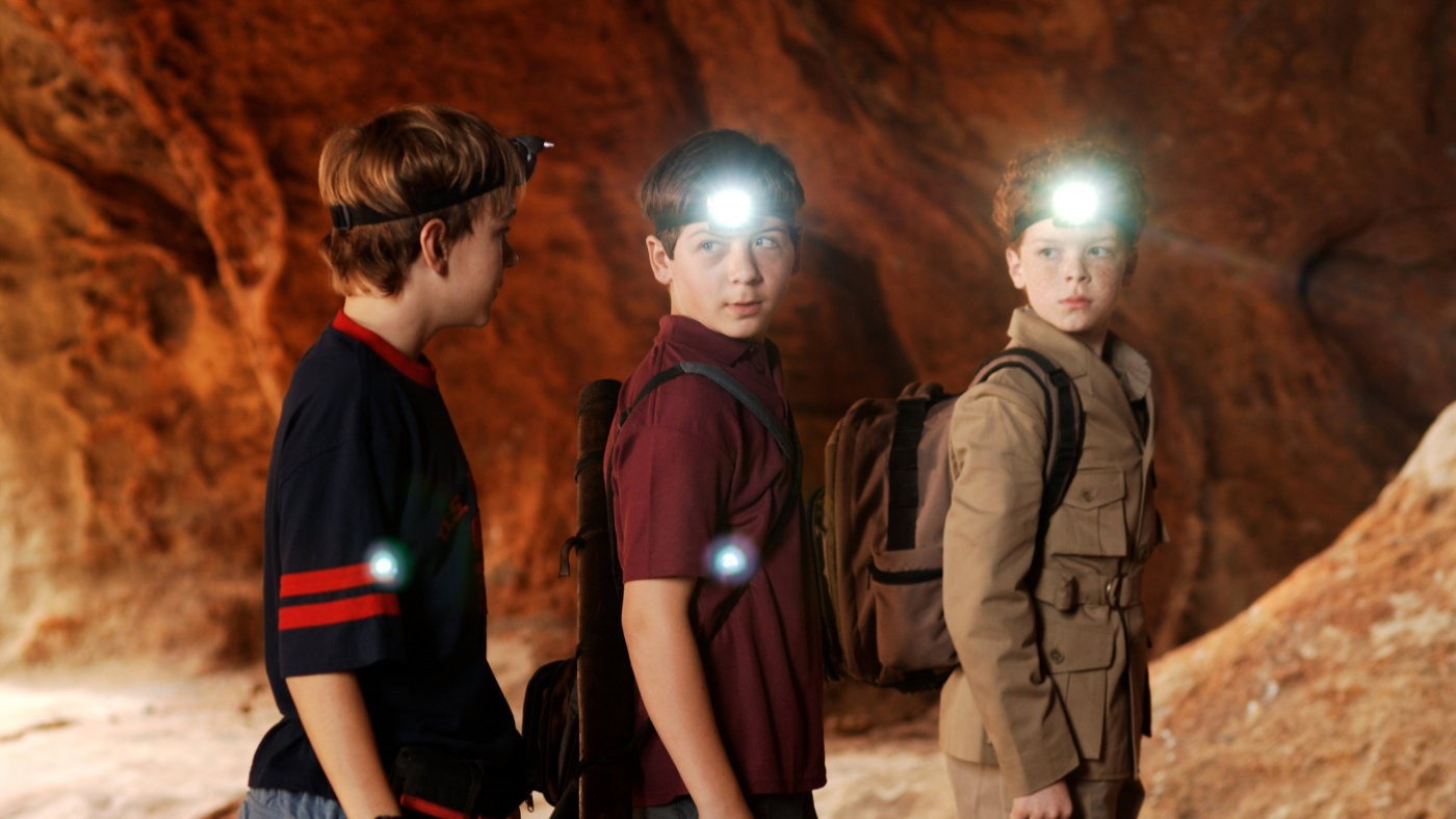 The Three Investigators in The Secret of Skeleton Island's poster