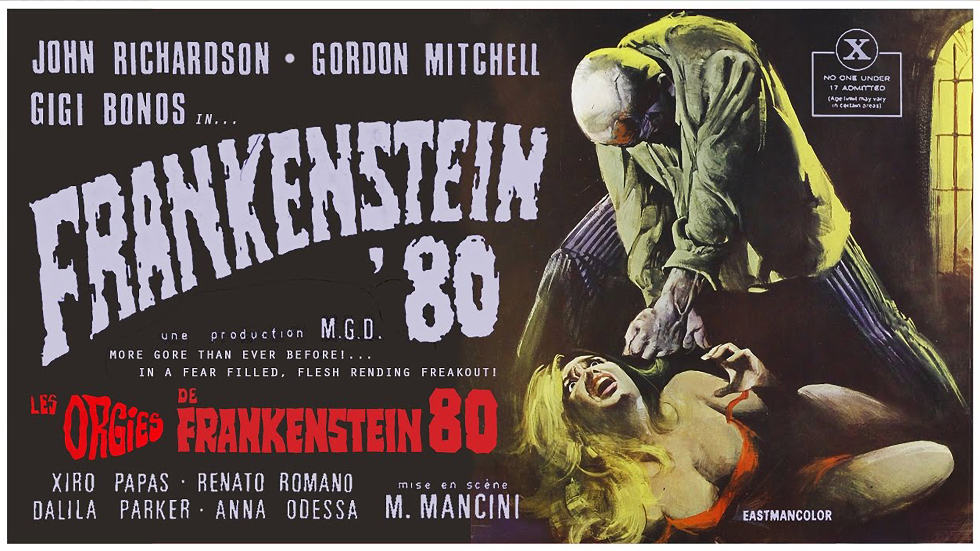 Frankenstein '80's poster