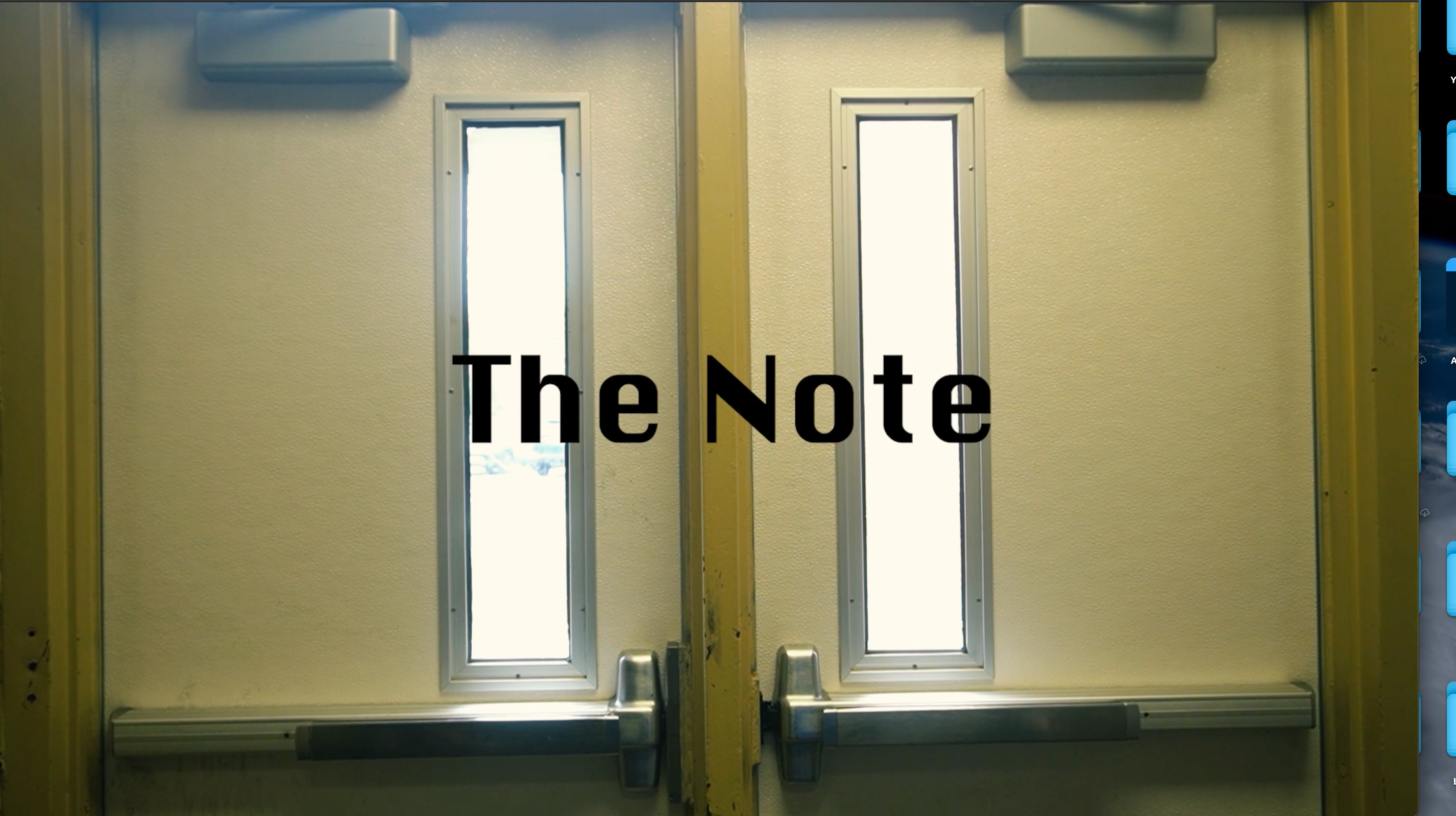 The Note's poster