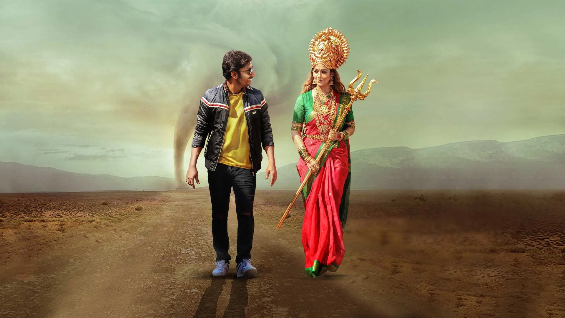 Mookuthi Amman's poster
