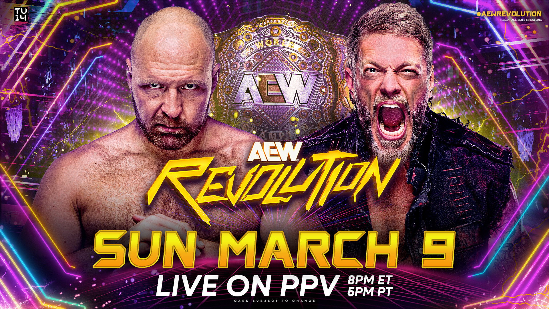 AEW Revolution 2025's poster
