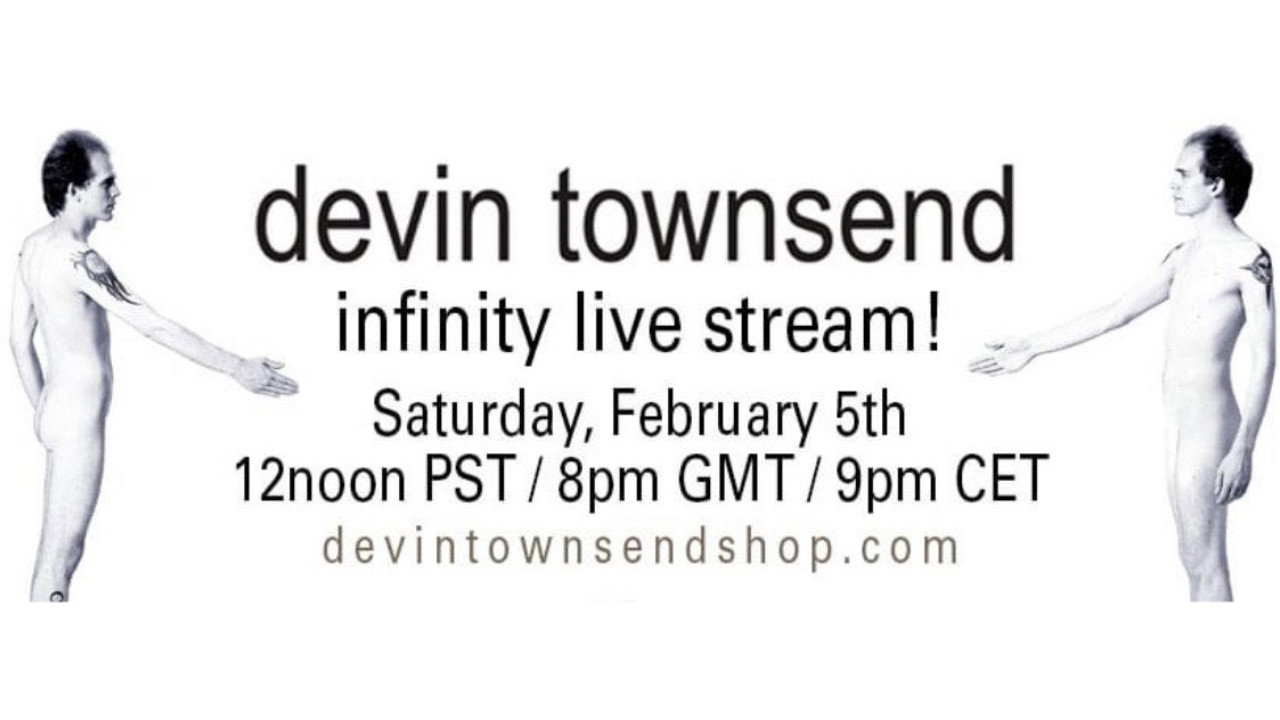 Devin Townsend - Infinity Livestream's poster
