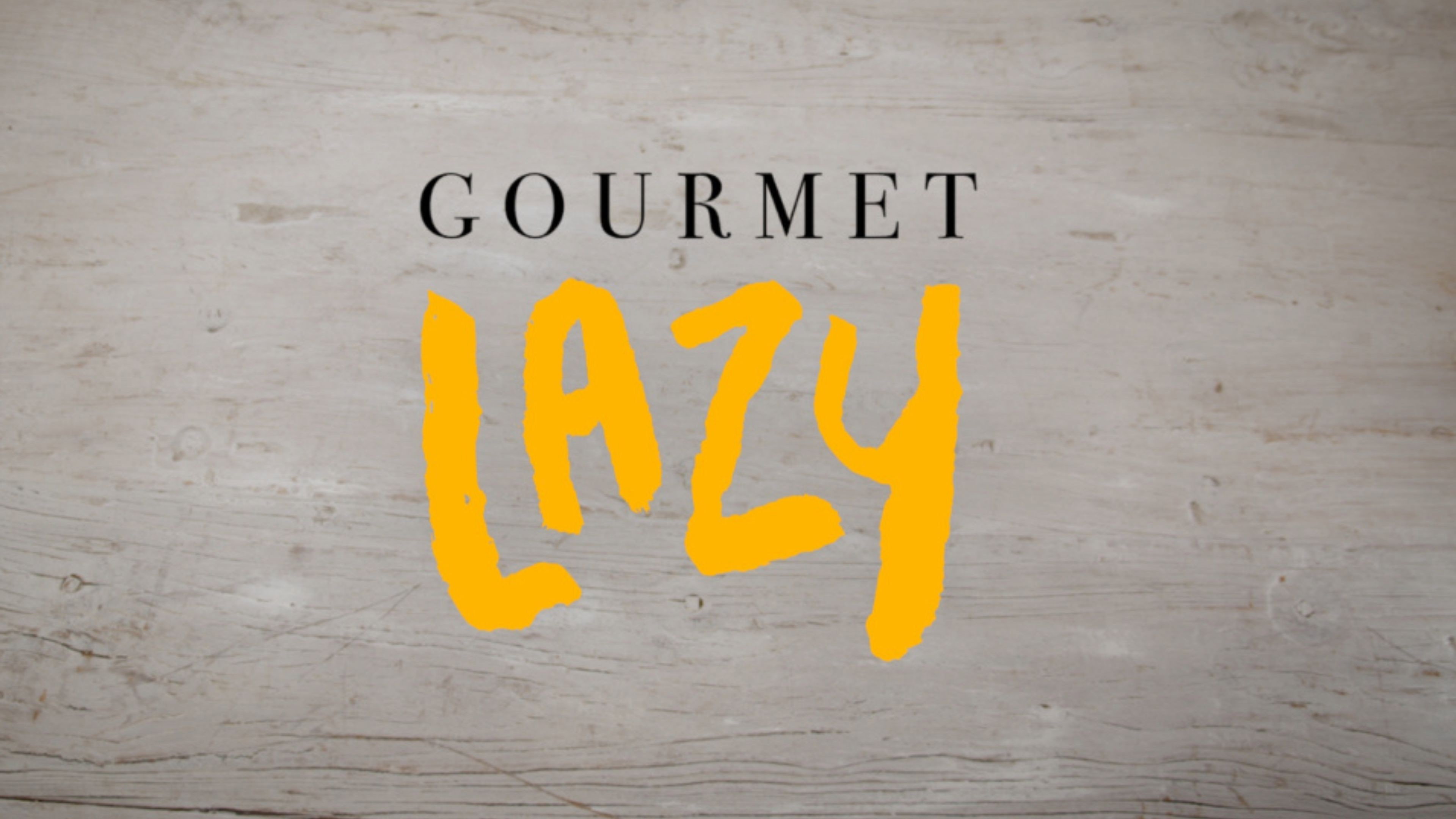 Gourmet Lazy's poster