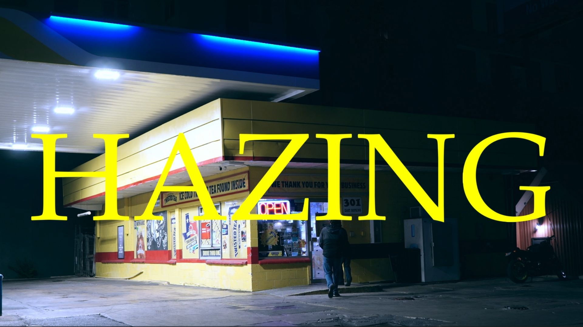 HAZING's poster