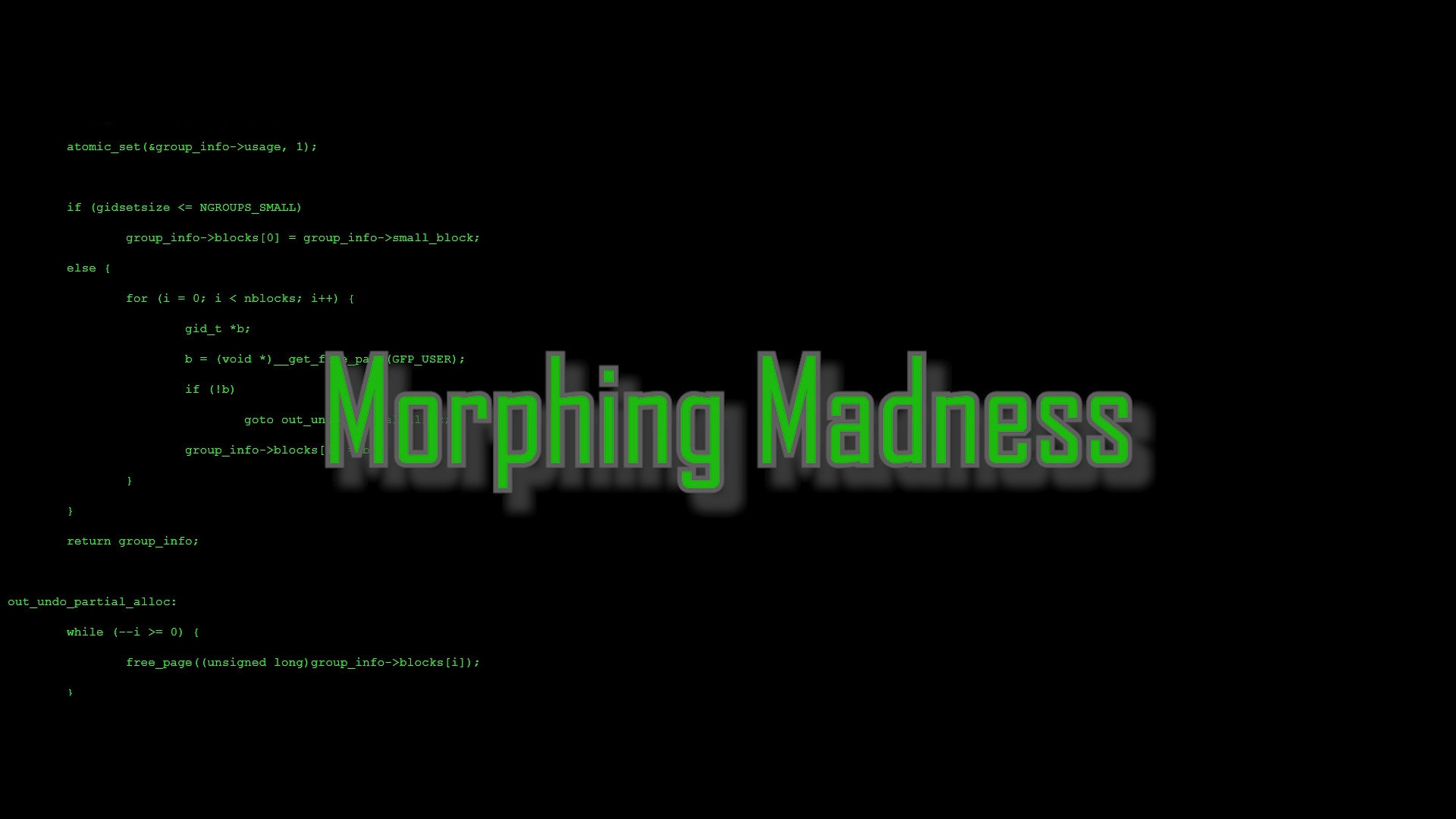 Morphing Madness's poster