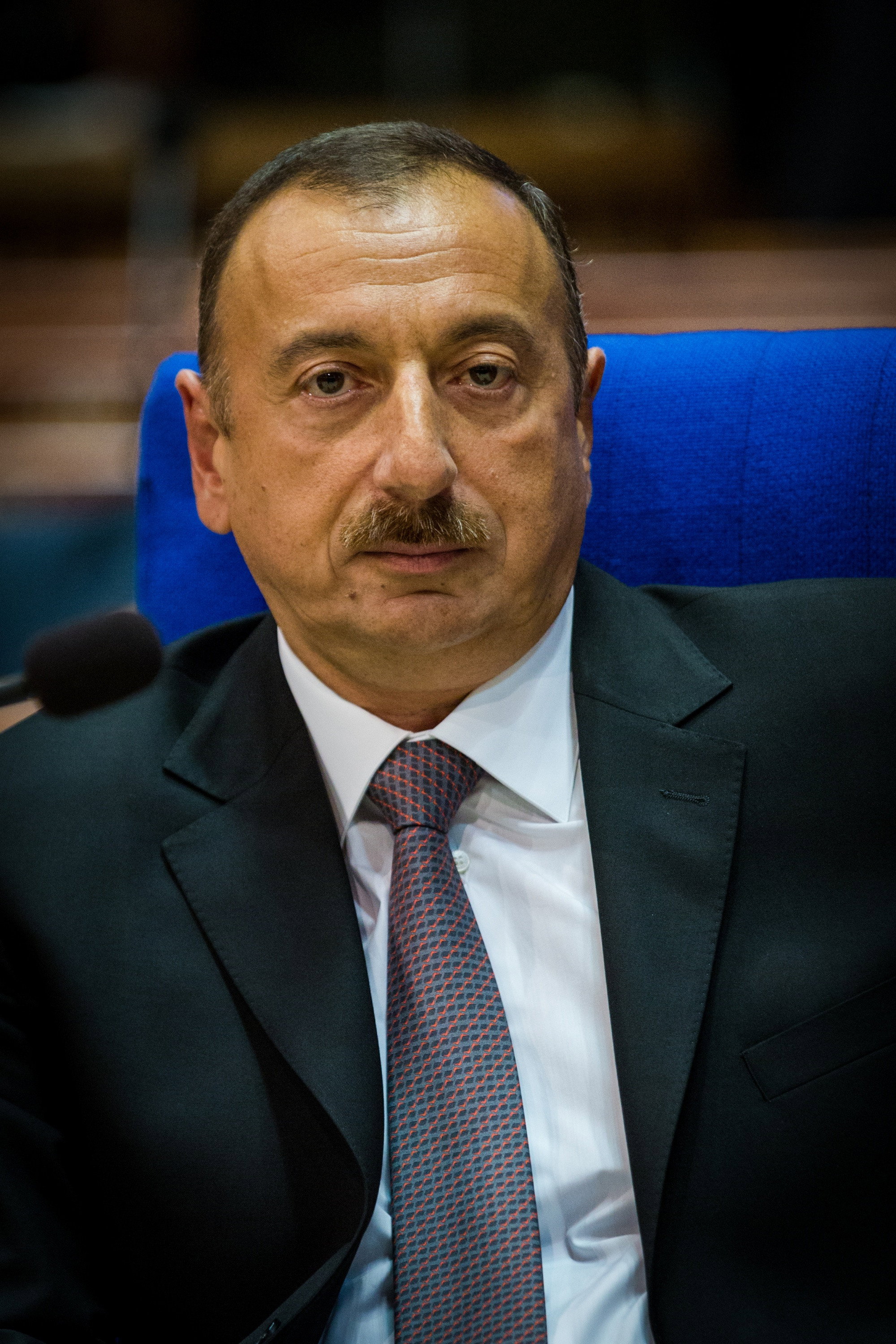 Ilham Aliyev's poster