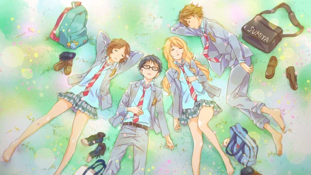 Your Lie in April's poster