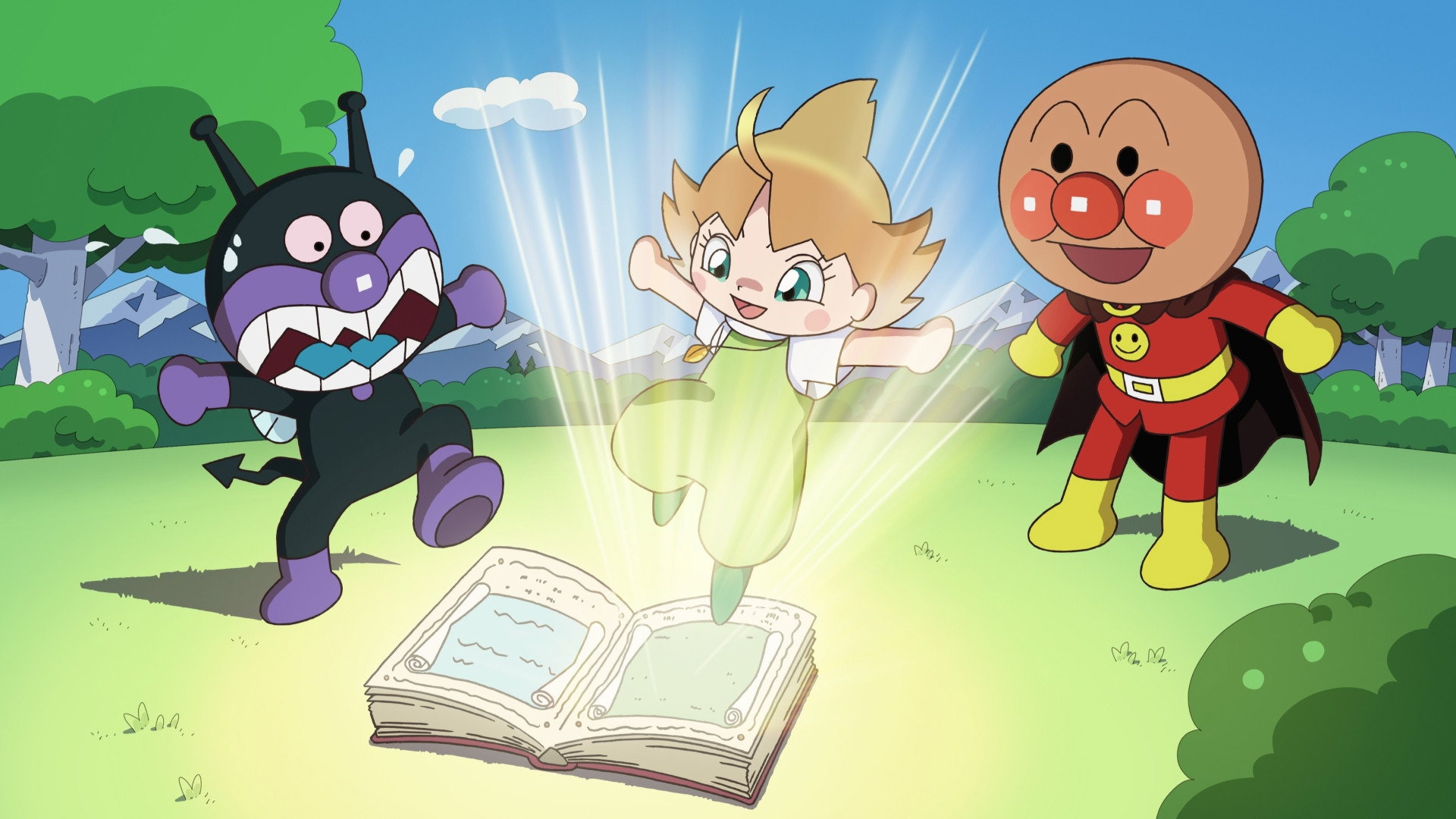 Let's Go! Anpanman: Baikinman and Lulun's poster