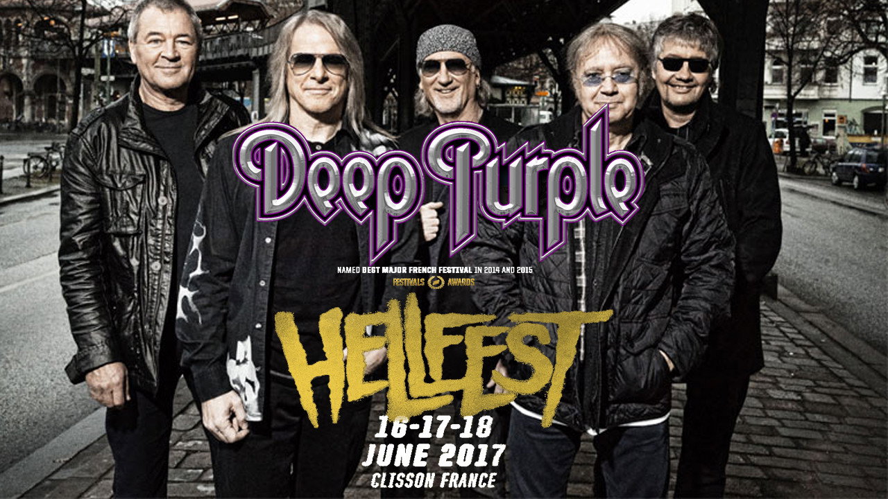 Deep Purple at Hellfest's poster