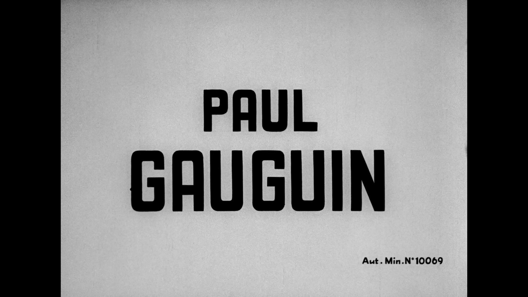 Gauguin's poster