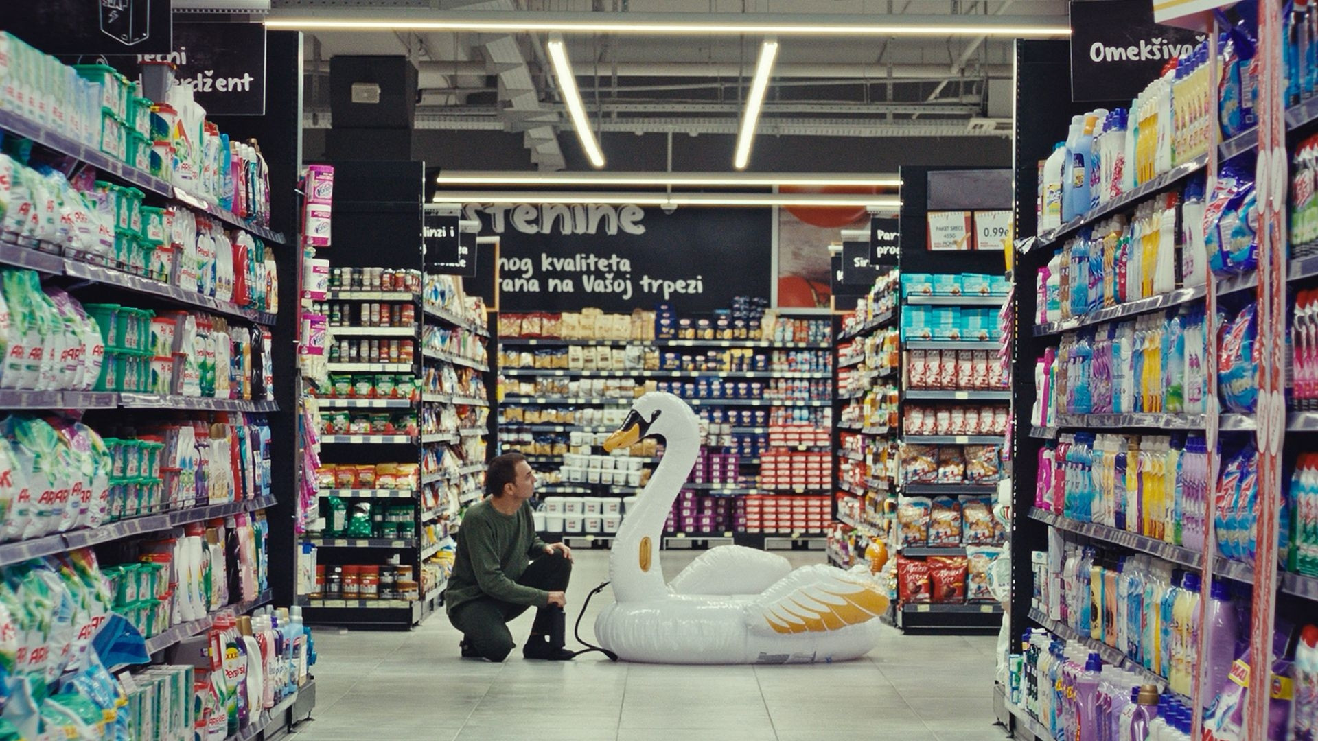 Supermarket's poster