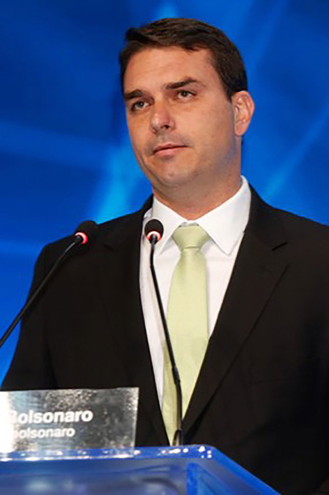 Flávio Bolsonaro's poster