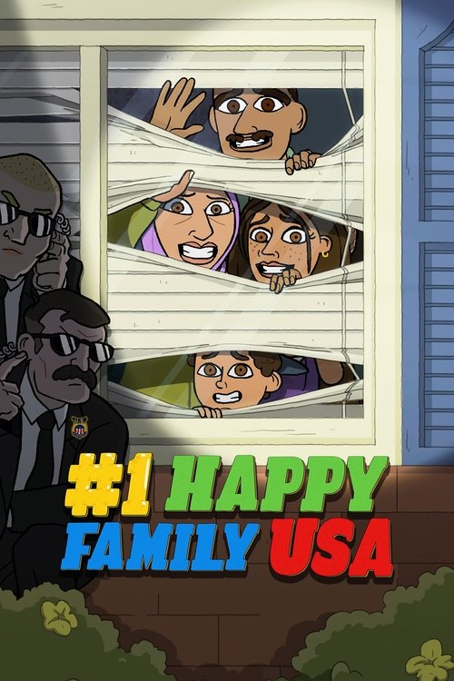 #1 Happy Family USA backdrop
