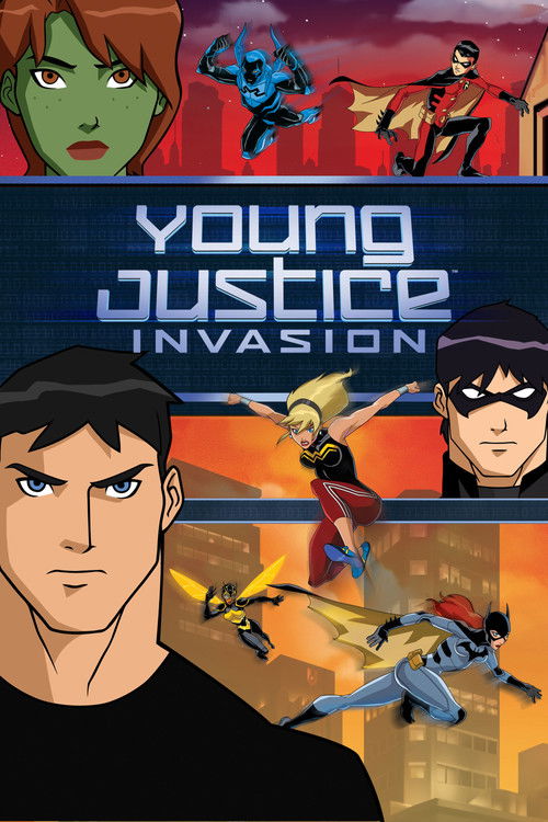 Young Justice backdrop