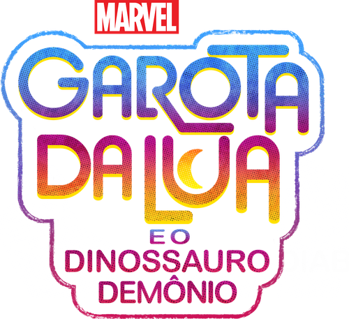 Garota da Lua e o Dinossauro Demônio - Logo 4