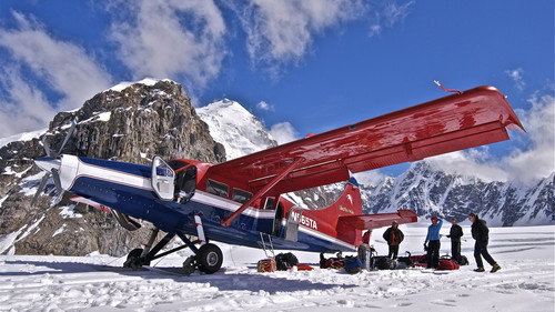Alaska Wing Men Backdrop Blur