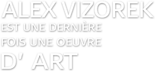 Alex Vizorek est une dernière fois une oeuvre d'art