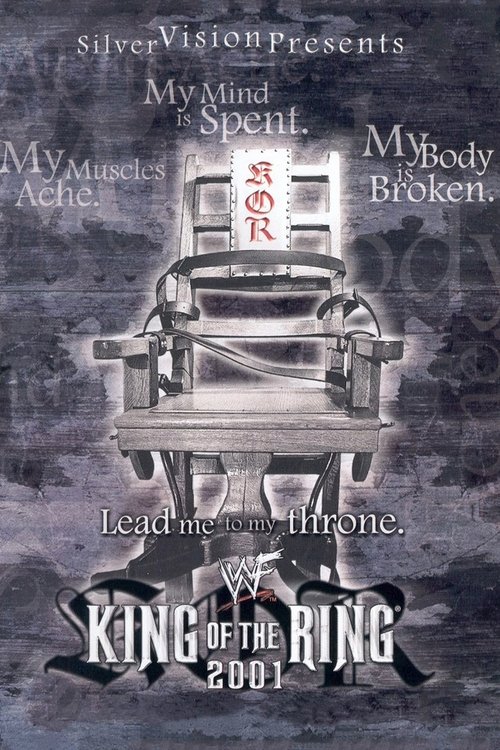WWE King of the Ring 2001 movie poster player
