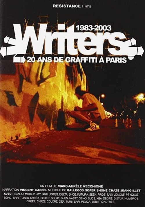 Writers : 1983-2003, 20 ans de graffiti à Paris movie poster player