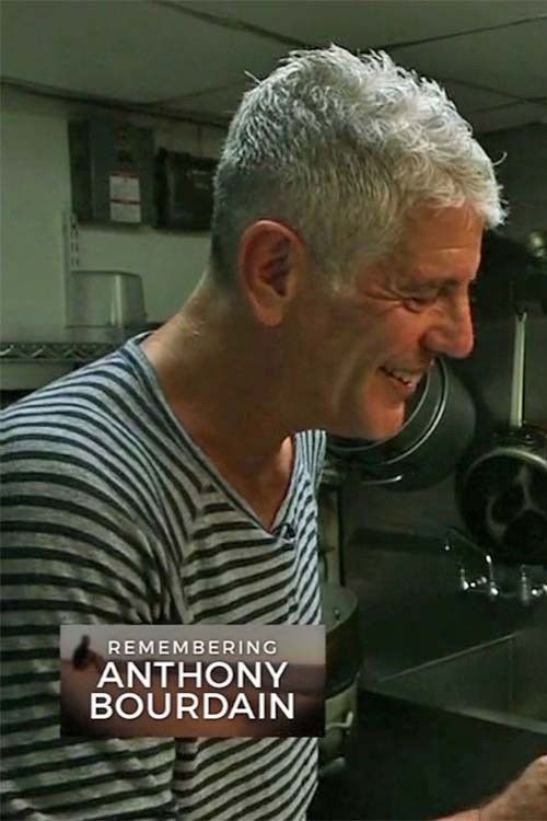Remembering Anthony Bourdain poster