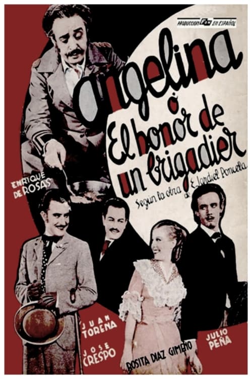 Angelina, o El honor de un brigadier (1935) poster