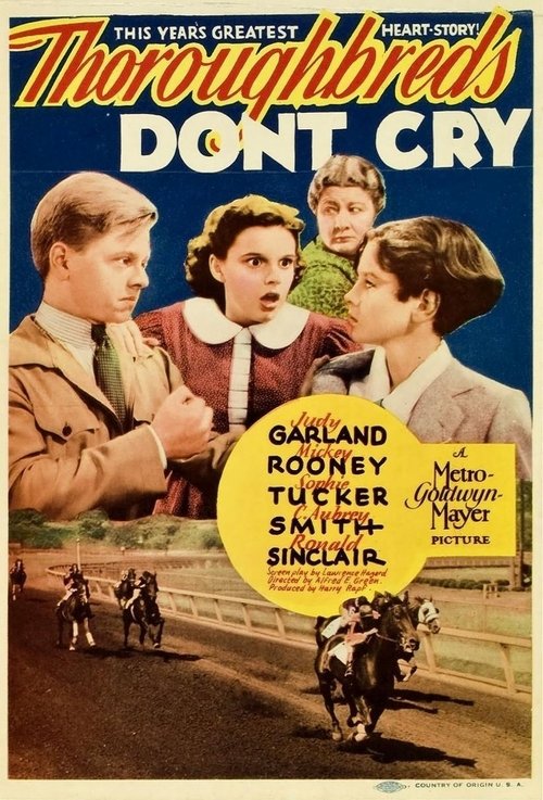 Thoroughbreds Don't Cry 1937