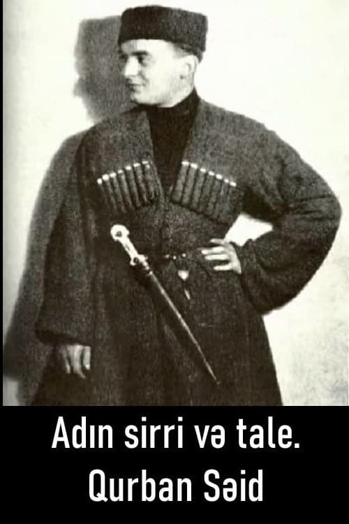 Poster Adın sirri və tale. Qurban Səid 2010