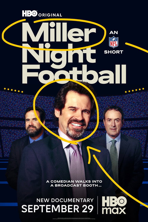 Miller Night Football Poster