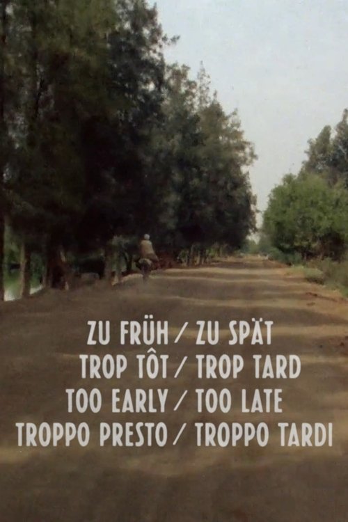 Too Early / Too Late poster
