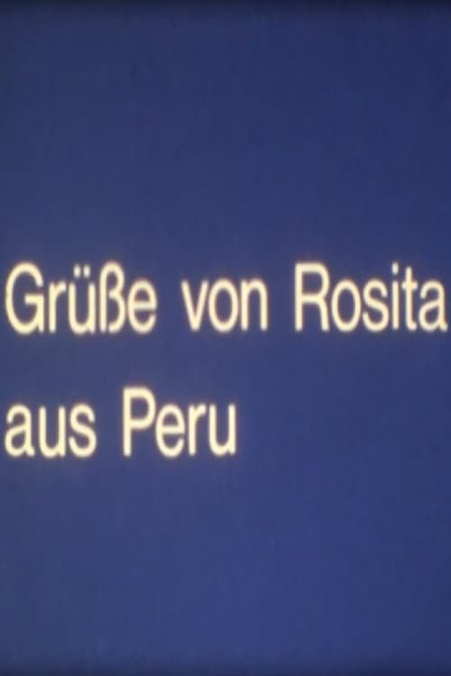 Poster Grüße von Rosita aus Peru 1976