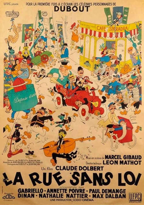 Poster La Rue sans loi 1950