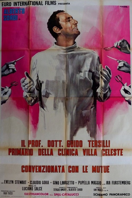 Il prof. Dott. Guido Tersilli, primario della clinica Villa Celeste convenzionata con le mutue 1969