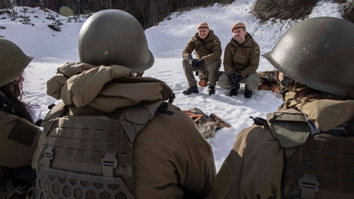 The recruits are being tested