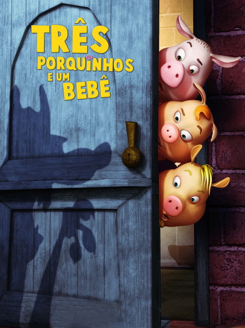 Poster de Três Porquinhos e um Bebê
