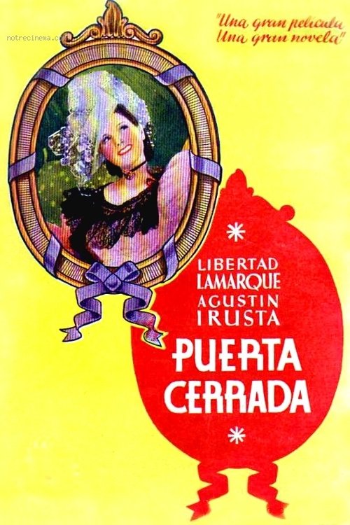 Puerta cerrada movie poster player