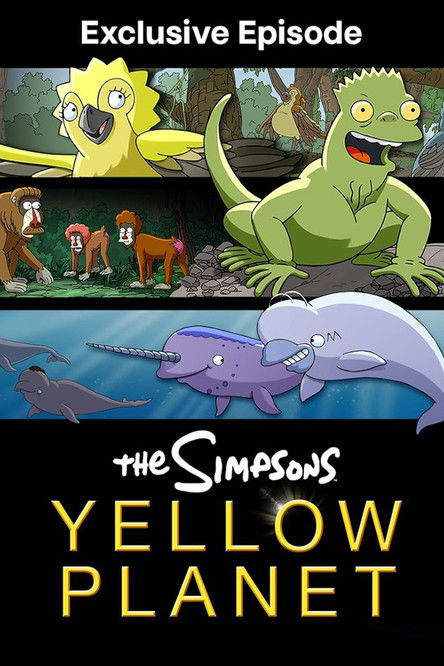The Simpsons: Yellow Planet Poster