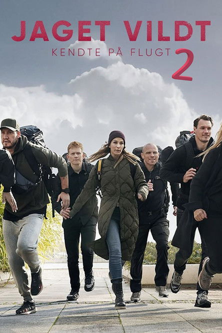 Póster de la temporada 2 de la serie Jaget Vildt - Kendte på flugt