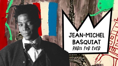 Jean-Michel Basquiat, Paris for ever Backdrop Blur