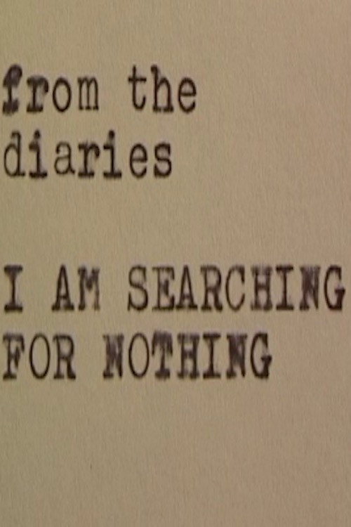 I Am Searching for Nothing poster