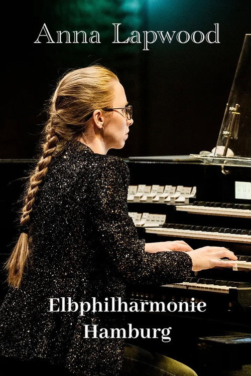 Anna Lapwood - Elbphilharmonie Hamburg poster